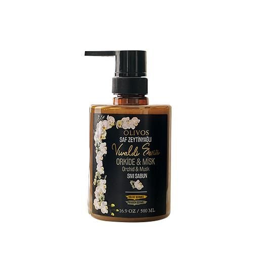 Olivos Zeytinyağlı Sıvı El Sabunu 500 ML (Vivaldi Serisi / Orkide & Misk)