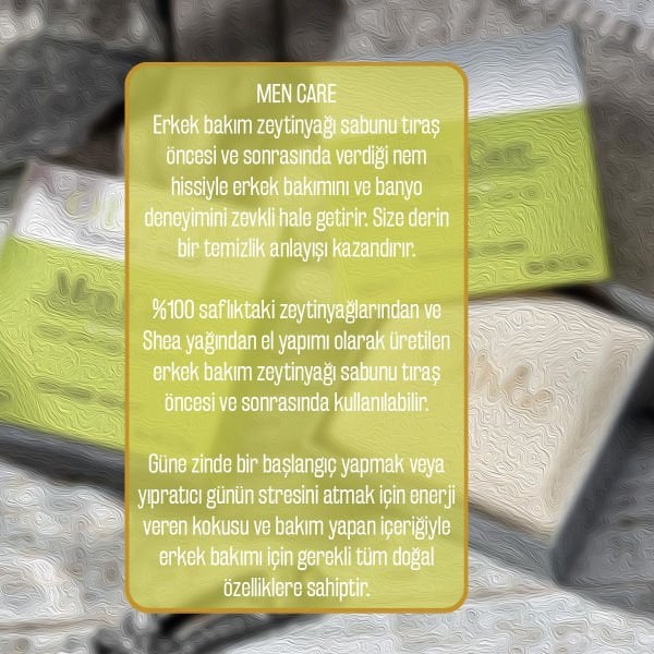 Olivos Erkek Bakım Zeytinyağı Men Care Sabunu 100 GR