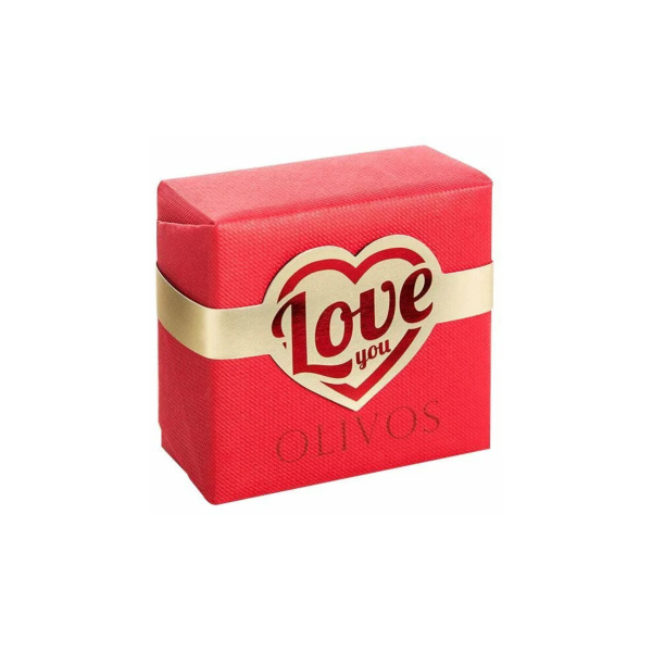 Olivos Love You Orkide Kokulu %100 Saf Zeytinyağlı El Yapımı Sabun | Paraben & Sülfat İçermez, 150 gr