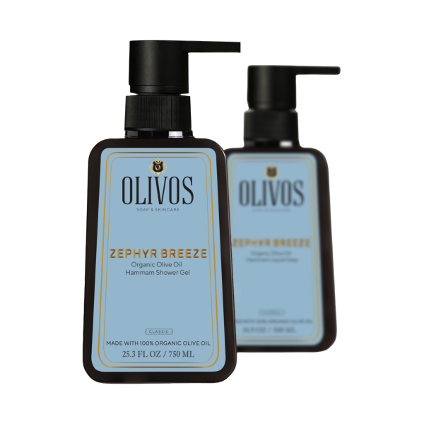 Doğal Zeytinyağlı Hamam Kokulu Banyo Ve Duş Jeli Zeytinyağı Cilt Besleyici Nemlendirici 2 ADET 750ML