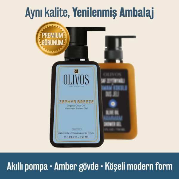Doğal Zeytinyağlı Hamam Kokulu Banyo Ve Duş Jeli Zeytinyağı Cilt Besleyici Nemlendirici 4 ADET 750ML