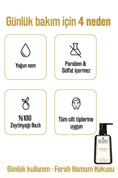 Doğal Zeytinyağlı Keçi Sütlü Sıvı Sabun Zeytinyağı El Sabunu Yoğun Nemlendirici 4 ADET 500 ML
