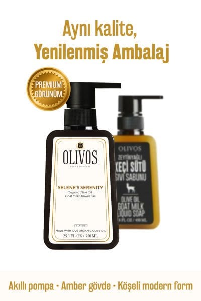 Doğal Zeytinyağlı Keçi Sütlü Sıvı Sabun Zeytinyağı El Sabunu Yoğun Nemlendirici 3 ADET 500 ML