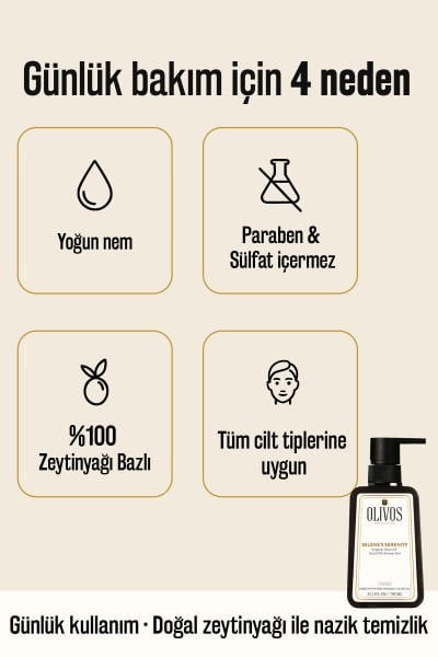 Olivos Keçi Sütlü Zeytinyağlı Duş Jeli & Sıvı El Sabunu Seti 2’li 1250 ml