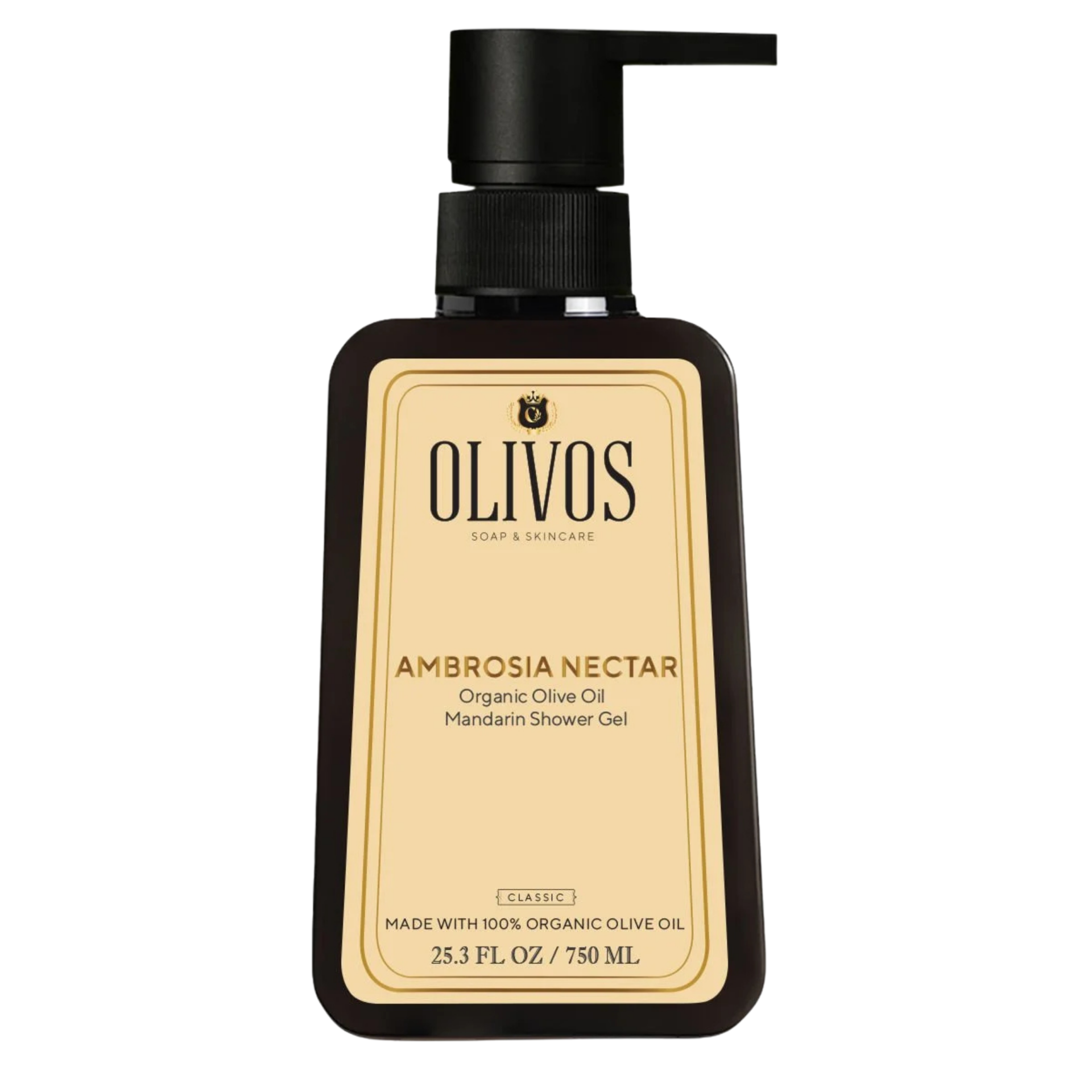 %100 Doğal Mandalina Ve Zeytinyağlı Banyo Ve Duş Jeli Kuru Cilt Nemlendirici Ve Besleyici 750 ml