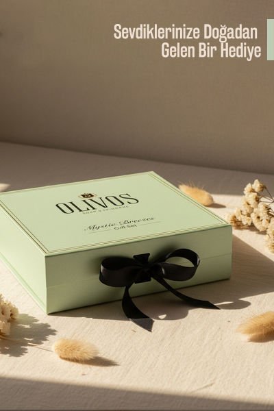 Olivos Mystic Breezes %100 Zeytinyağlı Hediye Sabun Seti (Şakayık & Eşek Sütü) | 3’lü El Yapımı Şık Kutu