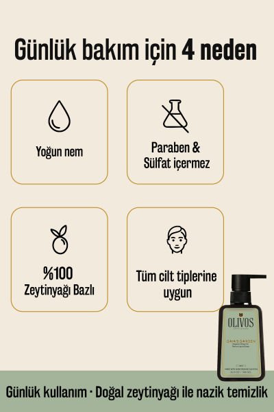 Olivos Gaia’s Garden Şakayık Kokulu Duş Jeli & Sıvı El Sabunu Seti 2’li 1250 ml