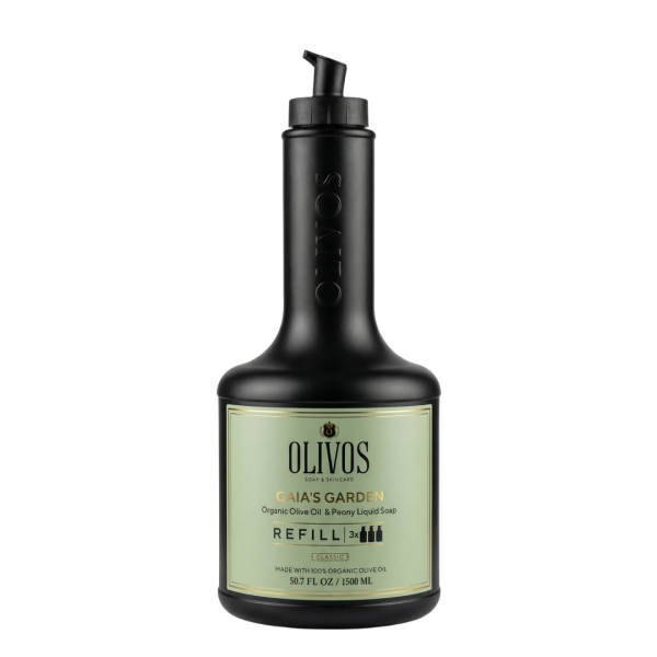 Gaia’s Garden Zeytinyağlı Şakayık Kokulu Sıvı Sabun Refill 1500 ML (3x500 ML) Ekonomik Paket