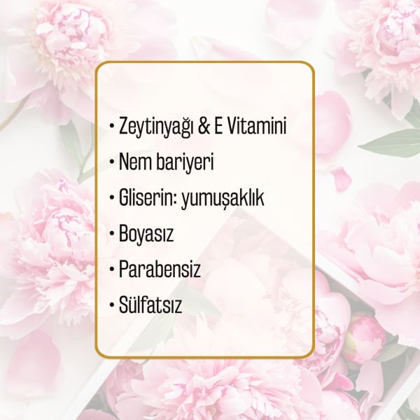 Gaia’s Garden Zeytinyağlı Şakayık Kokulu Sıvı Sabun Refill 1500 ML (3x500 ML) Ekonomik Paket
